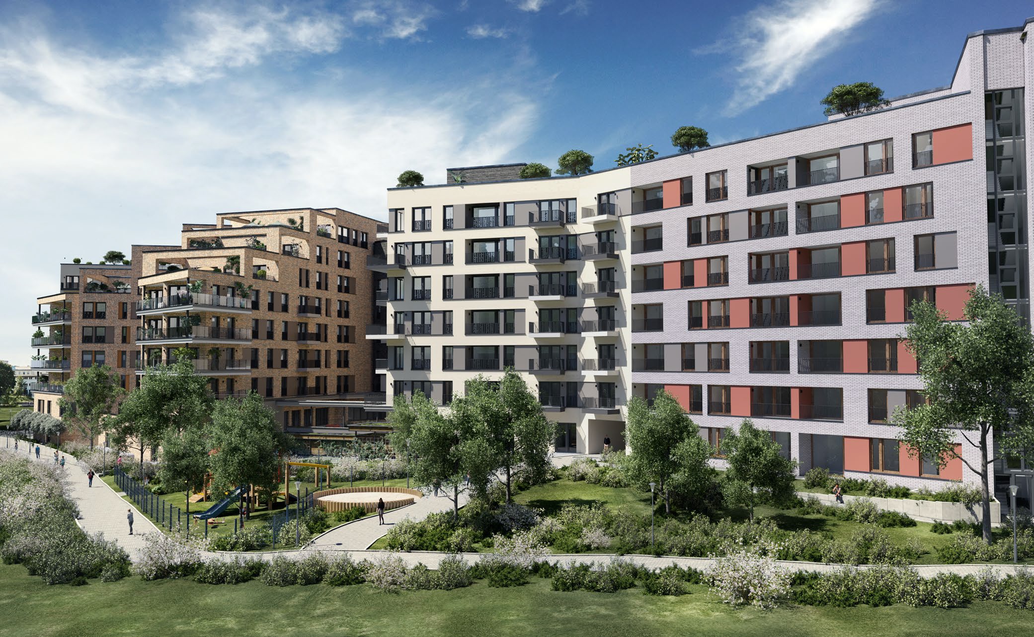 View 180 in Frankfurt während des Umbaus